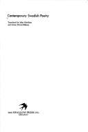 Contemporary Swedish poetry