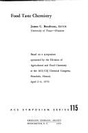 Food taste chemistry