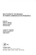 Multivariate techniques in human communication research