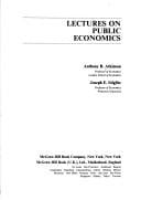 Lectures on public economics