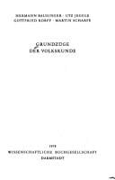 Grundzüge der Volkskunde