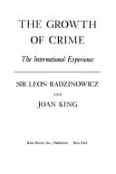 The growth of crime