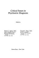 Critical issues in psychiatric diagnosis