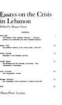 Essays on the crisis in Lebanon