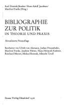 Bibliographie zur Politik in Theorie und Praxis