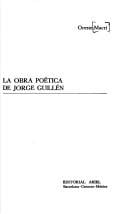 La obra poética de Jorge Guillén