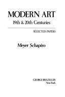 Modern art, 19th & 20th centuries