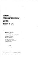 Economics, environmental policy, and the quality of life