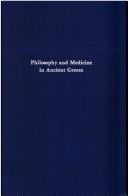 Philosophy and medicine in ancient Greece