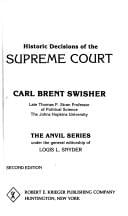 Historic decisions of the Supreme Court