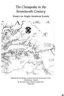 The Chesapeake in the seventeenth century