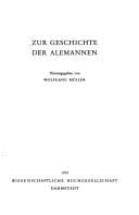 Zur Geschichte der Alemannen