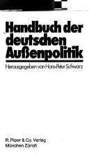 Handbuch der deutschen Aussenpolitik