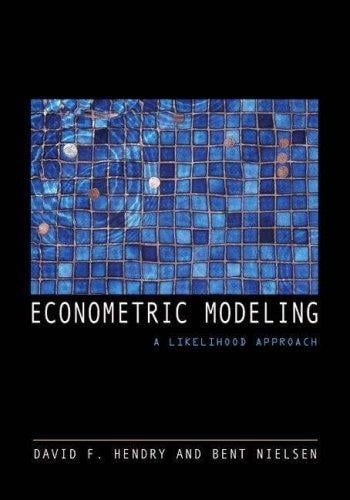 Econometric modeling