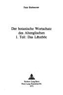 Der botanische Wortschatz des Altenglischen