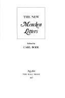 The new Mencken letters