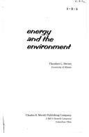 Energy and the environment