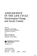 Adolescence in the life cycle