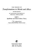 The theory of transformations in metals and alloys