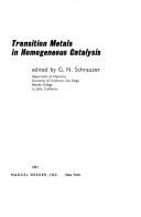 Transition metals in homogeneous catalysis