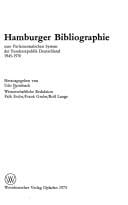 Hamburger Bibliographie zum parlamentarischen System der Bundesrepublik Deutschland 1945-1970