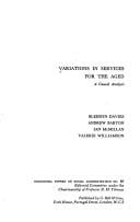 Variations in services for the aged