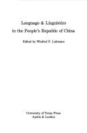 Language & linguistics in the People's Republic of China