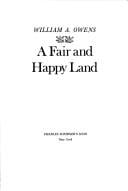 A fair and happy land