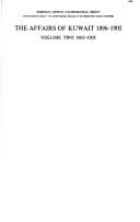 AFFAIRS OF KUWAIT 1896-1905