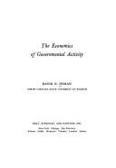The economics of governmental activity
