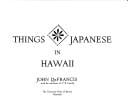 Things Japanese in Hawaii