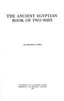The ancient Egyptian Book of two ways