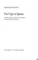 The vigil of Quebec. --