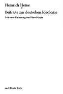 Beiträge zur deutschen Ideologie