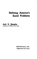 Defining Amercia's social problems