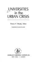 Universities in the urban crisis