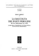 La raccolta dei poeti perugini del Vat. Barberiniano Lat. 4036