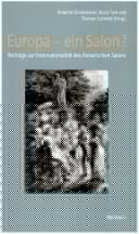 Europa--ein Salon?: Beitrage zur Internationalitat des literarischen Salons (Veroffentlichung aus dem Sonderforschungsbereich 529 "Internationalitat Nationaler Literaturen.") (German Edition)
