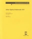 Solar optical materials XVI