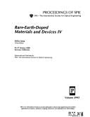 Rare-earth-doped materials and devices IV