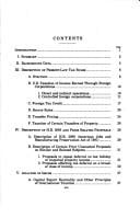 Proposal relating to current U.S. taxation of certain operations of controlled foreign corporations (H.R. 2889--American Jobs and Manufacturing Preservation Act of 1991) and related issues