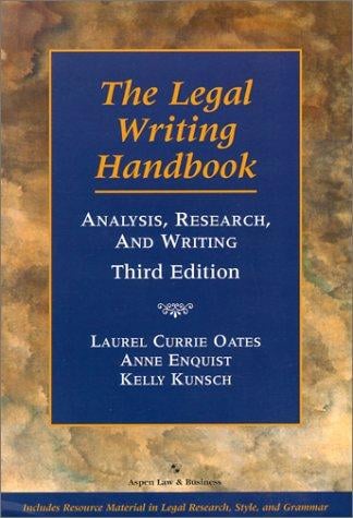 The legal writing handbook