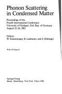 Phonon scattering in condensed matter