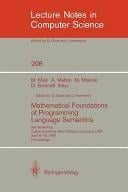 Mathematical foundations of programming language semantics