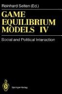 Game Equilibrium Models II