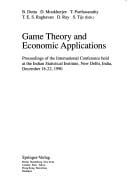 Game theory and economic applications