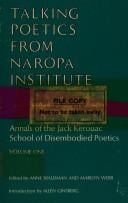 Talking poetics from Naropa Institute