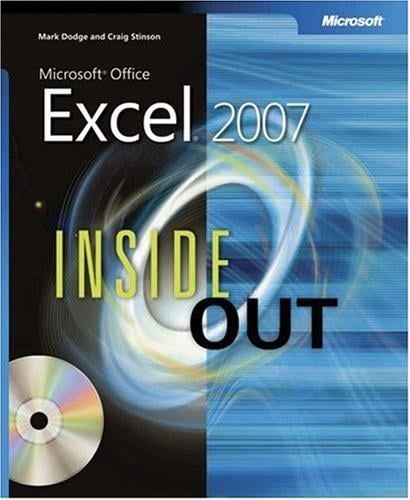 Microsoft Office Excel 2007 inside out