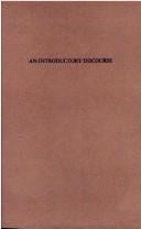 An introductory discourse delivered before the Literary and Philosophical Society of New-York