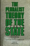 The Pluralist theory of the state
